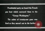Image of President Woodrow Wilson Brest France, 1919, second 59 stock footage video 65675067918