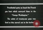 Image of President Woodrow Wilson Brest France, 1919, second 60 stock footage video 65675067918