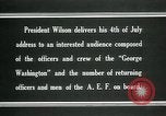 Standbild Thomas Woodrow Wilson Atlantik, 1936, aus Sekunde 25 historischem Filmmaterial Videoclip 65675067919