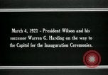 Immagine di Warren Gamaliel Harding Washington DC USA, 1936, secondo 4 filmato di repertorio 65675067921