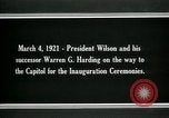 Immagine di Warren Gamaliel Harding Washington DC USA, 1936, secondo 9 filmato di repertorio 65675067921