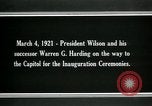 Immagine di Warren Gamaliel Harding Washington DC USA, 1936, secondo 10 filmato di repertorio 65675067921