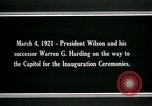 Immagine di Warren Gamaliel Harding Washington DC USA, 1936, secondo 14 filmato di repertorio 65675067921
