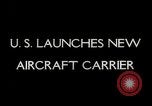 Image of USS Essex Newport News Virginia USA, 1942, second 18 stock footage video 65675067924
