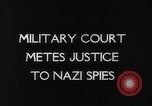 Immagine di Processo all'operazione Pastorius Sabotatori tedeschi Washington DC USA, 1942, secondo 3 filmato di repertorio 65675067929