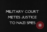 Immagine di Processo all'operazione Pastorius Sabotatori tedeschi Washington DC USA, 1942, secondo 5 filmato di repertorio 65675067929