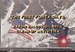 Immagine di Exxon Valdez fuoriuscite di olio Valdez Alaska USA, 1989, secondo 3 filmato di repertorio 65675067937