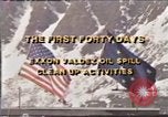 Immagine di Exxon Valdez fuoriuscite di olio Valdez Alaska USA, 1989, secondo 9 filmato di repertorio 65675067937