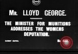 Immagine di David Lloyd George Regno Unito, 1915, secondo 5 filmato di repertorio 65675067968
