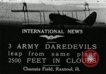 Immagine di Acrobazie di aria Rantoul Illinois USA, 1921, secondo 1 filmato di repertorio 65675068000