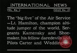 Immagine di Acrobazie di aria Rantoul Illinois USA, 1921, secondo 17 filmato di repertorio 65675068000