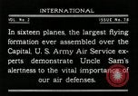 Standbild Flugzeuge in der Ausbildung Washington DC USA, 1921, aus Sekunde 57 historischem Filmmaterial Videoclip 65675068001
