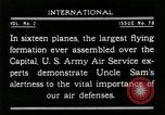 Standbild Flugzeuge in der Ausbildung Washington DC USA, 1921, aus Sekunde 61 historischem Filmmaterial Videoclip 65675068001