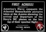 Standbild ersten transatlantischen Flug Ponta Delgada Azoren, 1919, aus Sekunde 19 historischem Filmmaterial Videoclip 65675068004