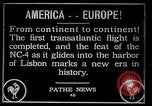 Image premier vol transatlantique Lisbonne Portugal, 1919, de la seconde 1 séquences d'archives historiques vidéo 65675068006