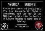 Image premier vol transatlantique Lisbonne Portugal, 1919, de la seconde 6 séquences d'archives historiques vidéo 65675068006