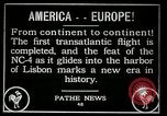 Image premier vol transatlantique Lisbonne Portugal, 1919, de la seconde 14 séquences d'archives historiques vidéo 65675068006