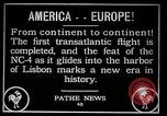 Image premier vol transatlantique Lisbonne Portugal, 1919, de la seconde 20 séquences d'archives historiques vidéo 65675068006