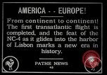 Image premier vol transatlantique Lisbonne Portugal, 1919, de la seconde 31 séquences d'archives historiques vidéo 65675068006