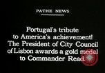 Image premier vol transatlantique Lisbonne Portugal, 1919, de la seconde 10 séquences d'archives historiques vidéo 65675068007