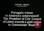 Image premier vol transatlantique Lisbonne Portugal, 1919, de la seconde 17 séquences d'archives historiques vidéo 65675068007