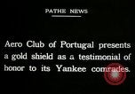 Image premier vol transatlantique Lisbonne Portugal, 1919, de la seconde 44 séquences d'archives historiques vidéo 65675068007