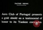 Image premier vol transatlantique Lisbonne Portugal, 1919, de la seconde 49 séquences d'archives historiques vidéo 65675068007
