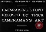 Image of trick photography Venice Beach Los Angeles California USA, 1930, second 3 stock footage video 65675068045