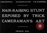Image of trick photography Venice Beach Los Angeles California USA, 1930, second 10 stock footage video 65675068045