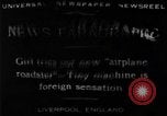 Image femme mouches Comper Swift monoplan Liverpool en Angleterre, 1930, de la seconde 4 séquences d'archives historiques vidéo 65675068046