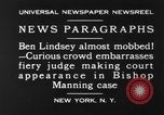 Immagine di Benjamin Barr Lindsey New York United States USA, 1930, secondo 12 filmato di repertorio 65675068052
