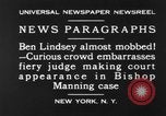 Immagine di Benjamin Barr Lindsey New York United States USA, 1930, secondo 13 filmato di repertorio 65675068052