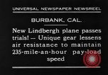 Image of Lockheed 8 Sirius aircraft Burbank California USA, 1930, second 4 stock footage video 65675068055