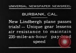 Image of Lockheed 8 Sirius aircraft Burbank California USA, 1930, second 5 stock footage video 65675068055