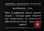 Image of Lockheed 8 Sirius aircraft Burbank California USA, 1930, second 8 stock footage video 65675068055