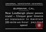 Image of Lockheed 8 Sirius aircraft Burbank California USA, 1930, second 12 stock footage video 65675068055