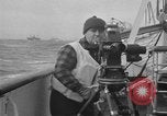 Standbild Konvoi von Schiffen Atlantik, 1941, aus Sekunde 22 historischem Filmmaterial Videoclip 65675068073
