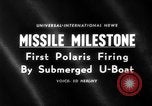 Standbild Polaris Rakete Cape Canaveral Florida USA, 1960, aus Sekunde 1 historischem Filmmaterial Videoclip 65675068119
