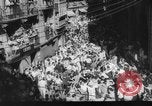 Image of Running of the Bulls Pamplona Spain, 1960, second 6 stock footage video 65675068125