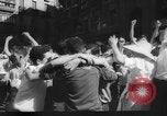 Image of Running of the Bulls Pamplona Spain, 1960, second 9 stock footage video 65675068125