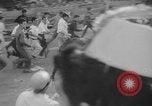 Image of Running of the Bulls Pamplona Spain, 1960, second 19 stock footage video 65675068125