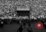 Image of Running of the Bulls Pamplona Spain, 1960, second 24 stock footage video 65675068125