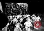 Image of Running of the Bulls Pamplona Spain, 1960, second 27 stock footage video 65675068125