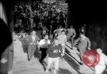 Image of Running of the Bulls Pamplona Spain, 1960, second 30 stock footage video 65675068125