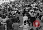 Image of Running of the Bulls Pamplona Spain, 1960, second 58 stock footage video 65675068125