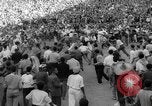 Image of Running of the Bulls Pamplona Spain, 1960, second 60 stock footage video 65675068125