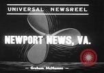 Standbild SS America Newport News Virginia USA, 1939, aus Sekunde 1 historischem Filmmaterial Videoclip 65675068182