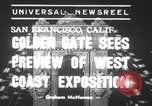 Standbild Golden Gate International Exposition San Francisco Bay California USA, 1939, aus Sekunde 1 historischem Filmmaterial Videoclip 65675068183