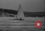 Standbild Ice Boat Race New Jersey United States USA, 1939, aus Sekunde 22 historischem Filmmaterial Videoclip 65675068185