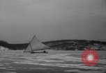 Standbild Ice Boat Race New Jersey United States USA, 1939, aus Sekunde 42 historischem Filmmaterial Videoclip 65675068185